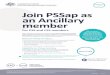 Join PSSap as an Ancillary member - CSC