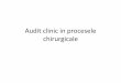 Audit clinic in procesele chirurgicale
