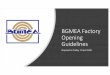 BGMEA Factory Opening Guidelines