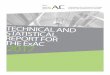 Technical and Statistical Report for the ExaC 2016