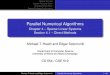 Parallel Numerical Algorithms - Edgar Solomonik