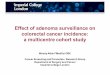 Effectofadenoma&surveillance&on& colorectal&cancer 