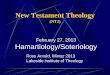 New Testament Theology - Lakeside Institute of Theology