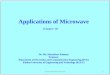 Applications of Microwave - KUET