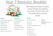Year 7 Revision Booklet - parkwoodacademy.e-act.org.uk