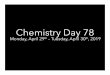 Chemistry Day 78 - Weebly