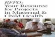 RFPD: Your Resource for Projects in Maternal & Child Health