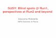 SUSY: Blind spots @ Run1, perspectives at Run2 and beyond