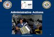 Administrative Actions - Navy Fitness