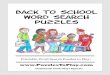 back to school word search puzzle book