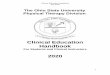Clinical Education Handbook - Ohio State University