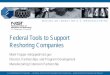 Federal Tools to Support Reshoring Companies