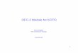 OFC-2 Module for KOTO - edg.uchicago.edu