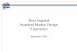 New England Standard Market Design Experience
