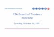 RTA Board of Trustees Meeting