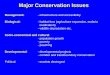 Major Conservation Issues - natur.cuni.cz