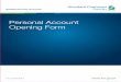 Personal Account Opening Form - Standard Chartered