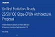 Unified Evolution-Ready 25/50/100 Gbps-EPON Architecture 
