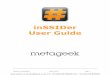 inSSIDer User Guide - WiFi Access Points, Switches, IP 