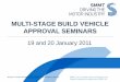 MULTI-STAGE BUILD VEHICLE APPROVAL SEMINARS