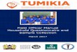 TUMIKIA Household Questionnaire and Sample Collection manual