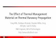 The Effect of Thermal Management Material on Thermal 