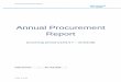 Annual Procurement Report - River Clyde Homes