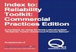 Index to Reliability Toolkit: Commercial Practices Edition