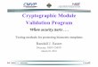 Cryptographic Module Validation Program