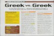 Greek vs. Greek Athens and Sparta - Greek Play