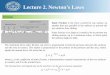 Lecture 2. Newton’s Laws - kpfu.ru