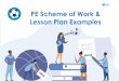 PE Scheme of Work & Lesson Plan Examples