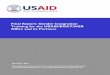 Final Report: Gender Integration Training for the USAID 