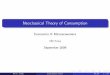 Neoclassical Theory of Consumption - CERGE-EI