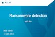 Ransomware detection - Zeek