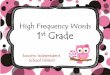 High Frequency Words 1st Grade