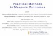 Practical Methods to Measure Outcomes