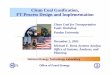Clean Coal Gasification, FT Process Design and Implementation