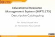Educational Resource Management System (MPT1173)