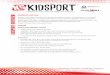 KidSport overview KIDSPORT OVERVIEW Criteria - Cricket