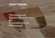 Technical Speci cations Installation Manual