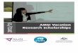 AMSI Vacation Research Scholarships