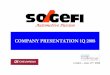 COMPANY PRESENTATION 1Q 2008 - SOGEFI Group
