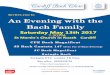 Cardiff Sach Invites you to An Evening with the Bach 