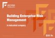 Building Enterprise Risk Management - SAS