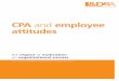 CPA and employee attitudes