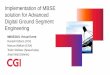 Implementation of MBSE solution for Advanced Digital 