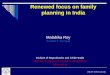 Renewed focus on family planning in India