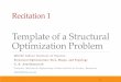 Template of a Structural Optimization Problem
