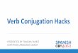 Verb Conjugation Hacks - Spanish Con Salsa